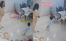 Con trai gọi mẹ là công chúa để cùng chơi trò bắt bóng