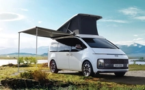 Nhà di động điện Hyundai cùng cỡ Kia Carnival, chạy 400km/sạc, thiết kế như phi thuyền không gian