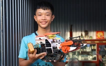 'Kỹ sư chân đất' nhí đam mê sáng chế