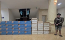 Bắt xe tải chở 15.000 gói thuốc lá lậu qua Quảng Trị dịp cận Tết