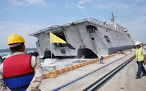 Tàu chiến Mỹ cập cảng Campuchia, neo gần tàu Trung Quốc