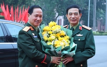 Đại tướng Phan Văn Giang tiếp Bộ trưởng Bộ Quốc phòng Lào