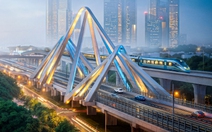 Trục Bắc - Nam TP.HCM tương lai với điểm nhấn cầu vượt lấy cảm hứng từ rễ cây đước