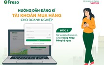 Nhập nông sản sỉ trên Freso của Viettel: Đăng ký chỉ vài bước