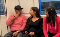 Chàng trai sướng queo quắt người vì tưởng được gái xinh thơm má