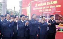 Tổng Bí thư Tô Lâm dự lễ khánh thành Nhà tưởng niệm Chủ tịch Hồ Chí Minh tại Di tích đồi E2