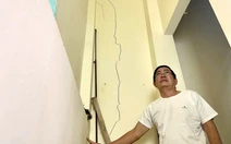 Sống cạnh cao ốc đang thi công, người dân ở trung tâm Đà Nẵng thấp thỏm vì tường nhà nứt