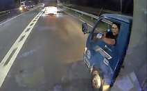 Trước khi xe khách rượt đuổi xe tải trên cao tốc TP.HCM - Trung Lương, đã xảy ra chuyện gì?