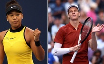 Hai ngôi sao quần vợt Naomi Osaka và Jannik Sinner so tài pickleball