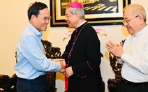 Bí thư Thành ủy TP.HCM Trần Lưu Quang thăm, chúc tết chức sắc tiêu biểu các tôn giáo