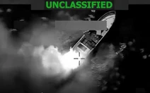 Mỹ công bố video tấn công tàu nghi buôn ma túy ở Thái Bình Dương, 2 người chết