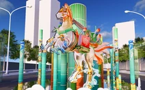 Ngựa vươn mình mang tri thức trong Lễ hội Đường sách Tết Bính Ngọ