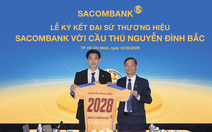 Cầu thủ Nguyễn Đình Bắc chính thức trở thành Đại sứ thương hiệu Sacombank