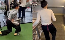 Anh PT tốt bụng giúp cô lao công tập thể dục nhưng cái kết lạ lắm!