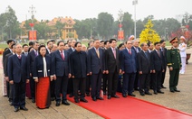 Lãnh đạo Đảng, Nhà nước vào lăng viếng Chủ tịch Hồ Chí Minh nhân dịp Tết