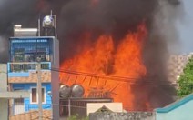 Cháy lớn quán cà phê ở phường Hiệp Bình mùng 6 Tết