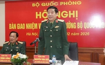 Bàn giao nhiệm vụ Thứ trưởng Bộ Quốc phòng