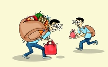 'Quà về' và 'quà đi' khi về quê ăn Tết