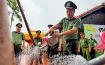 Công an TP.HCM gắn Tết trồng cây với bảo vệ môi trường, phòng chống cháy rừng