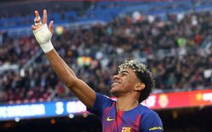 Yamal phá kỷ lục của Messi với hat-trick đầu tiên cho Barca