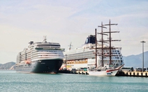 9 tàu cập cảng, du lịch tàu biển Khánh Hòa rộn ràng ngay tháng đầu năm