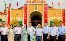 Bí thư Trần Lưu Quang, Chủ tịch Nguyễn Văn Được thị sát chợ Bến Thành, hồ Con Rùa