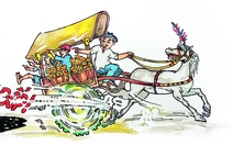 Linh vật ngựa cải thiện an toàn giao thông