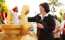 Phó bí thư Thành ủy TP.HCM Văn Thị Bạch Tuyết dự họp mặt chiến khu An Phú Đông