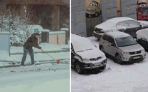 Bị hàng xóm chiếm chỗ đỗ xe vừa dọn sạch, người đàn ông trả lại toàn bộ như cũ để trả đũa