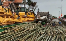 Xe tải tông đuôi xe đầu kéo dừng trên quốc lộ 1, một người tử vong