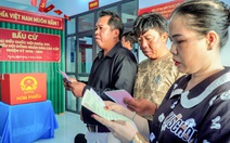 Bỏ phiếu bầu cử sớm ở hai đảo Hòn Khoai và Hòn Chuối ở Cà Mau