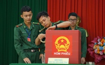 Lâm Đồng hoàn tất bầu cử sớm tại 5 khu vực lực lượng vũ trang