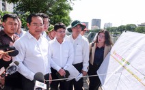 Chủ tịch TP.HCM Nguyễn Văn Được kiểm tra dự án cầu đường Nguyễn Khoái