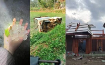 Hình ảnh mưa đá, dông lốc gây thiệt hại nặng ở Tuyên Quang, Sơn La, Lào Cai
