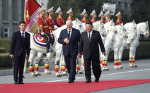 Ông Kim Jong Un tiếp đón Tổng thống Belarus thăm Triều Tiên