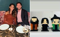 Vợ Messi gây sốt với phòng trưng bày lego riêng