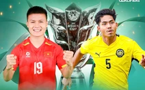 Lịch trực tiếp tuyển Việt Nam đấu Malaysia ở vòng loại Asian Cup 2027