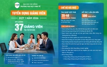 Trường Đại học Kinh tế - Đại học Đà Nẵng thông báo tuyển giảng viên