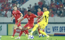 Tuyển Việt Nam - Malaysia (hiệp 1) 1-0: Duy Mạnh mở tỉ số