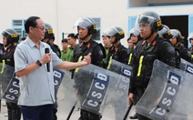 Phó chủ tịch Quốc hội Trần Quang Phương kiểm tra đảm bảo an ninh trật tự bầu cử tại Cần Thơ