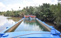 Vĩnh Long chuẩn bị gần 40.000m³ nước dự phòng để ứng phó xâm nhập mặn