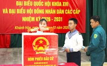 20 điểm bầu cử tại Trường Sa hoàn thành bầu cử sớm