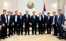 Lãnh đạo VRG thăm, chúc Tết Bun Pimay tại Lào