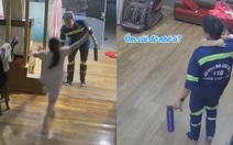 Tan chảy với đoạn video con gái ôm chào tạm biệt ba