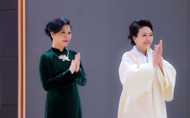 Phu nhân Ngô Phương Ly gặp Phu nhân Bành Lệ Viên, chia sẻ về giao lưu văn hóa Việt - Trung