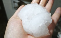 Mưa đá to bằng nắm tay ở Bắc Hà, Lào Cai