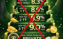 Xuất hiện chiêu lừa lãi suất cao mạo danh Vietcombank