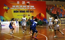 Sôi nổi ngày khai màn bóng rổ Đại hội TDTT TP.HCM