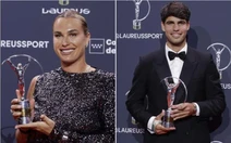 Hai tay vợt Sabalenka và Alcaraz đoạt giải 'Oscar thể thao'