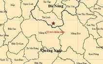 5 trận động đất liên tiếp ở Đà Nẵng và Quảng Ngãi sáng 22-4